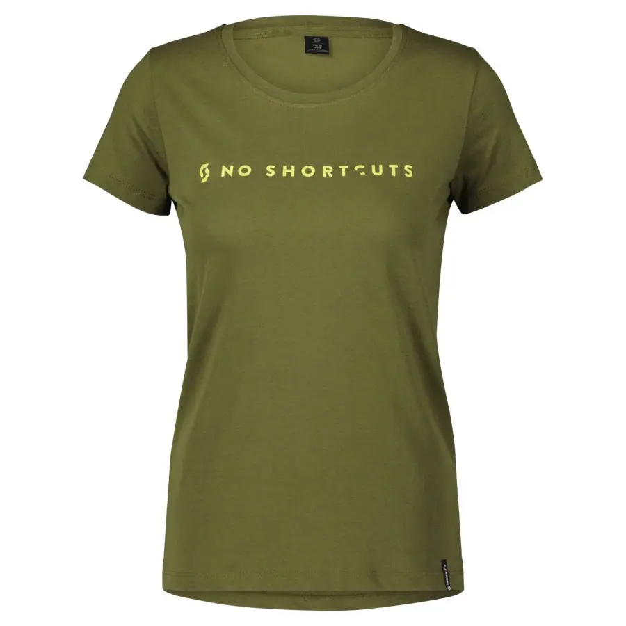 T-SHIRT SCOTT SENHORA NO SHORTCUTS MG/CRT