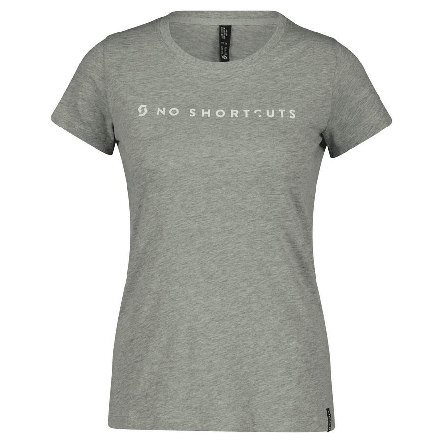 T-SHIRT SCOTT SENHORA NO SHORTCUTS MANGA CURTA
