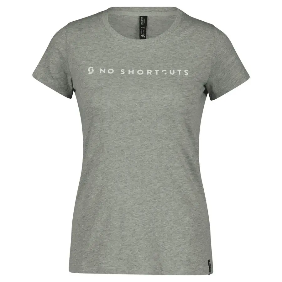 T-SHIRT SCOTT SENHORA NO SHORTCUTS MG/CRT