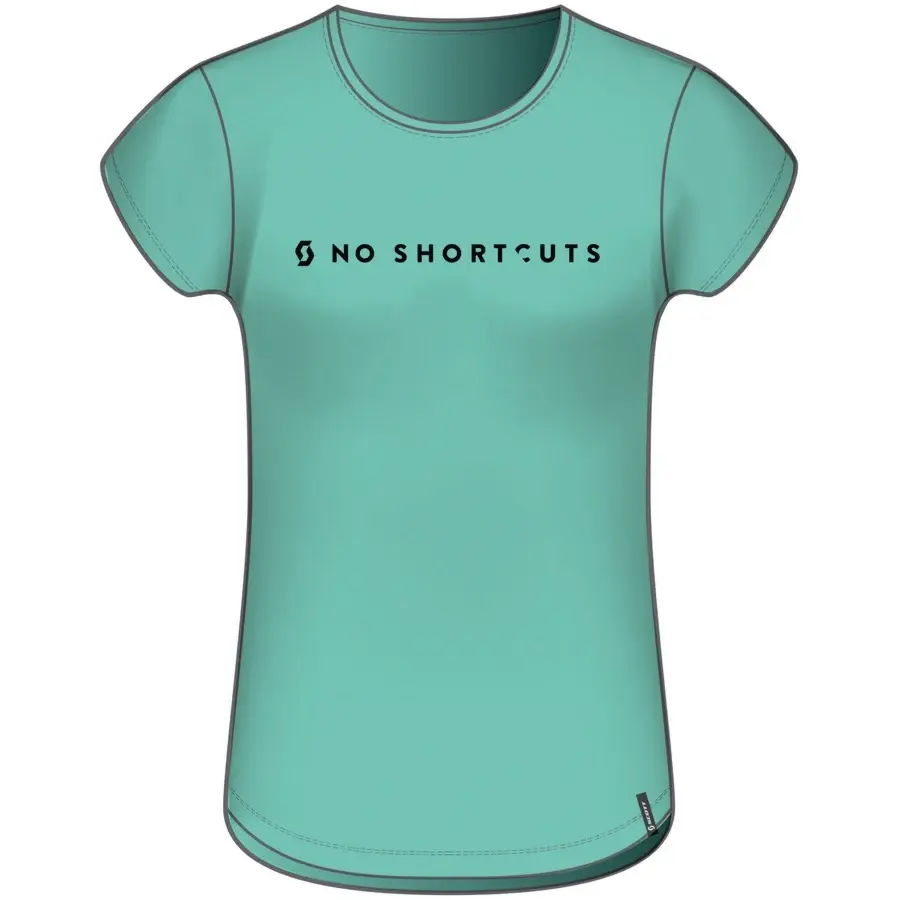 T-SHIRT SCOTT SENHORA NO SHORTCUTS MG/CRT