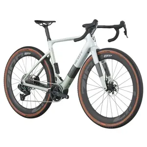 BICICLETA ELÉTRICA SCOTT SOLACE GRAVEL 10 A Bicicleta Elétrica SCOTT Solace Gravel 10 tem bateria interna até 520 Wh, Quadro em Carbono HMX e transmissão SRAM Rival XPLR AXS Disc 13 VL.