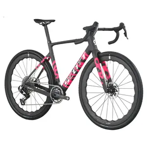 Com a Bicicleta SCOTT Addict Gravel RC chega rápido à meta, com Quadro em Carbono HMX e Transmissão SRAM RED XPLR AXS Disc 13 VL.