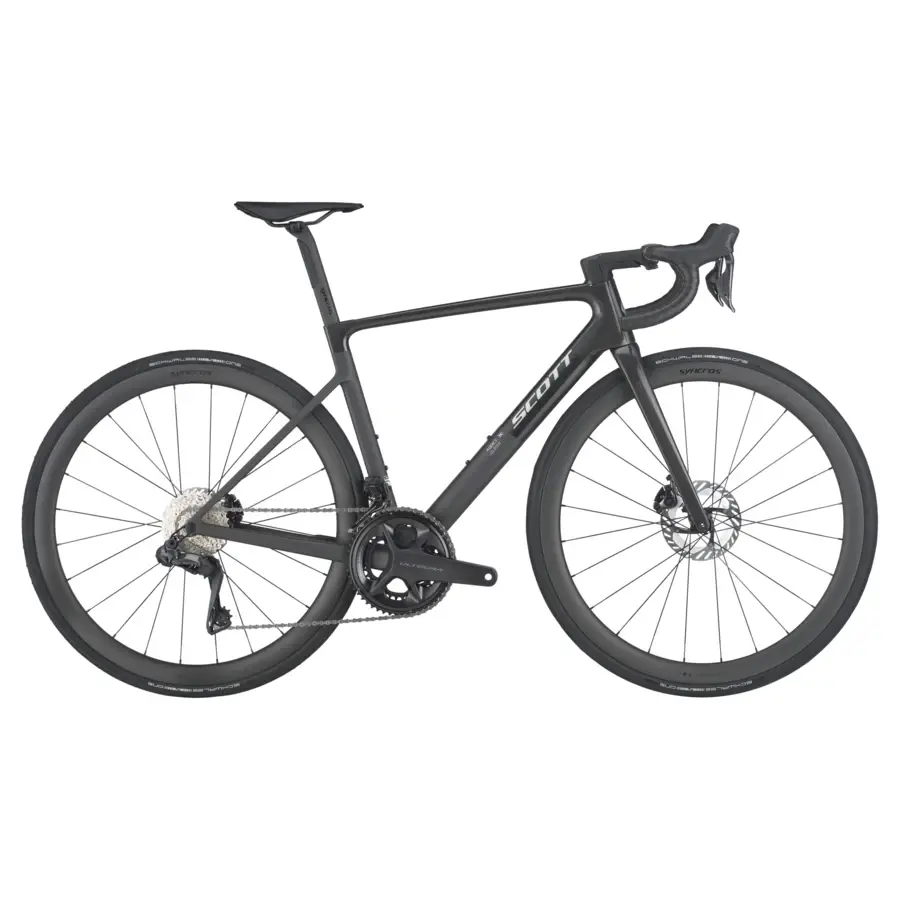 A Bicicleta SCOTT Addict RC 20 eleva o desempenho com o seu Quadro Addict RC em Carbono HMX e Transmissão Shimano Ultegra Di2 Disc 24 VL.