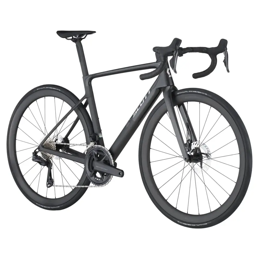 A Bicicleta SCOTT Addict RC 20 eleva o desempenho com o seu Quadro Addict RC em Carbono HMX e Transmissão Shimano Ultegra Di2 Disc 24 VL.
