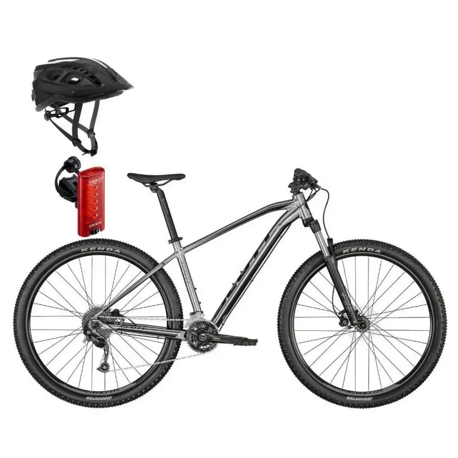 BICICLETA SCOTT ASPECT 950 GREY c capacete e lanterna **Expo