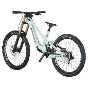A Bicicleta SCOTT Gambler RC tem Quadro Gambler Carbono HMX, FOX 40 Factory Float, FOX DH X2 Factory e SRAM X01 DH/RF Atlas 7 VL.
