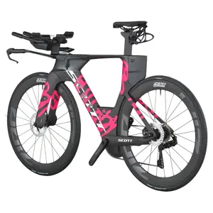 A Bicicleta SCOTT Plasma RC Pro tem Quadro em Carbono HMX e transmissão Shimano Ultegra Di2 Disc 24 VL.