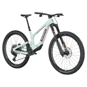 A Bicicleta SCOTT Ransom 900 RC tem Quadro Carbono HMX, FOX Podium Factory e SRAM X0 AXS 12 VL.