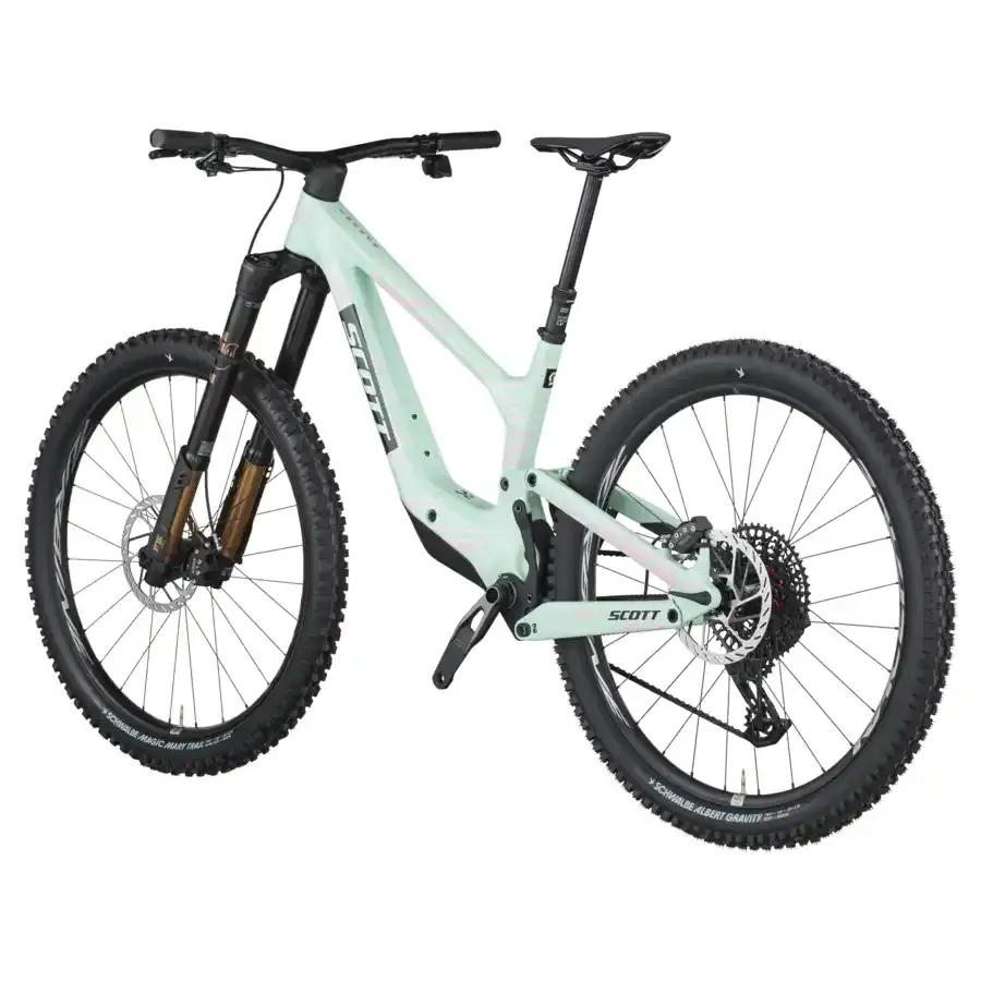 A Bicicleta SCOTT Ransom 900 RC tem Quadro Carbono HMX, FOX Podium Factory e SRAM X0 AXS 12 VL.